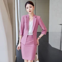 korean spring suit large size office women business white collar formal dress professional dress work clothes red suit pants