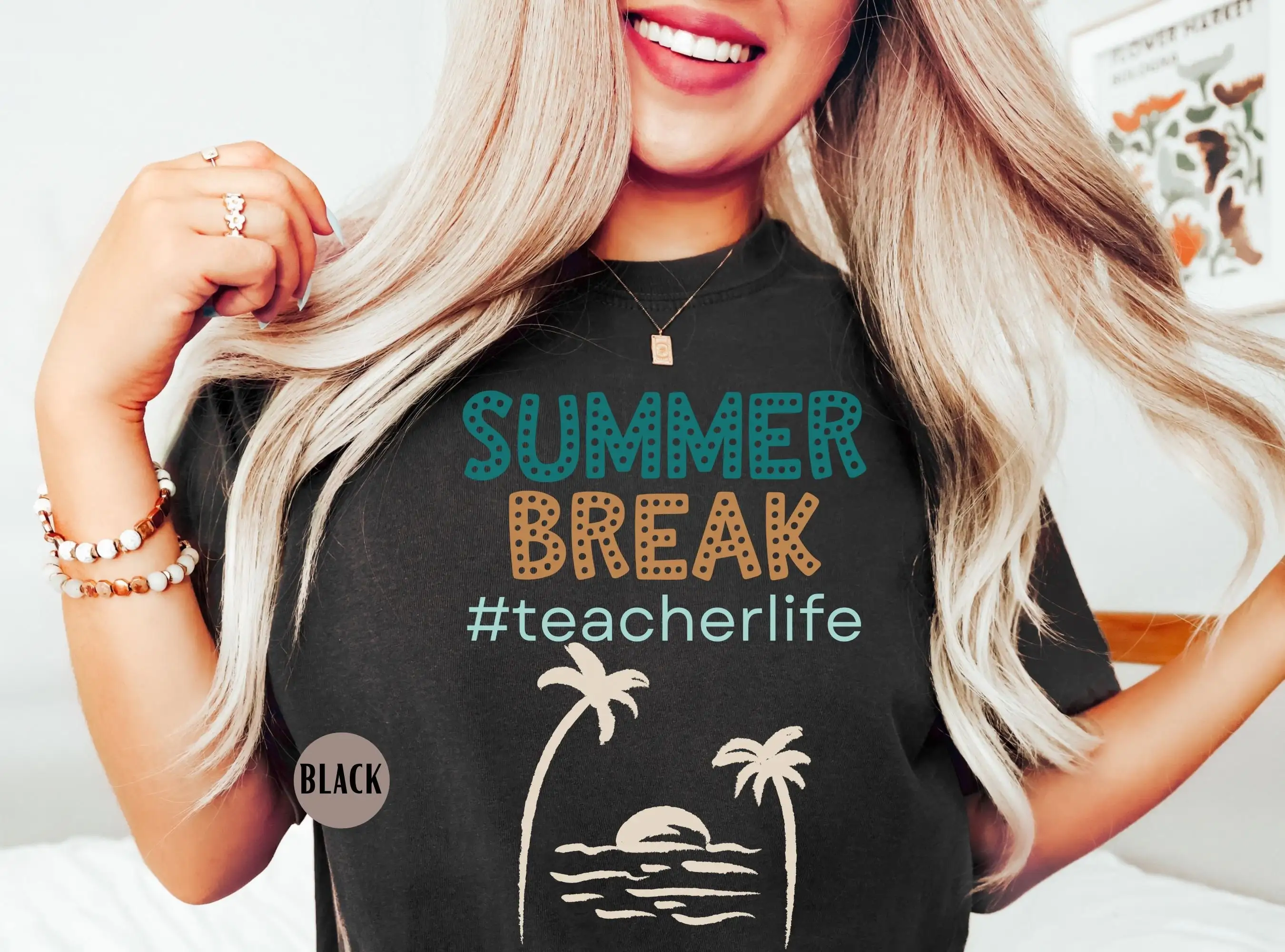 Футболка учителя Summer Break Prek Sped второй класс ретро-жизница