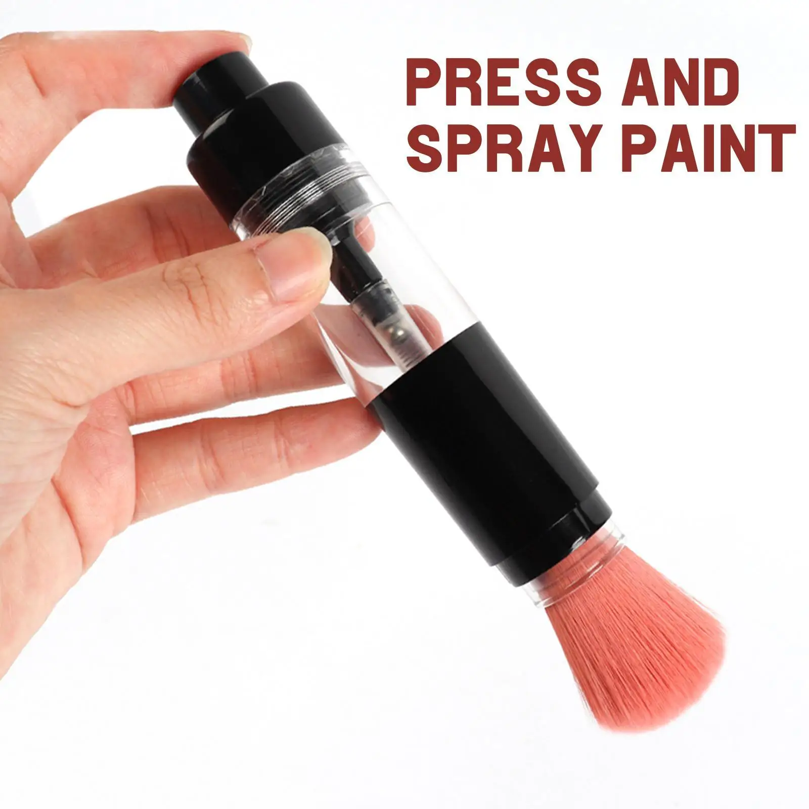 

Refillable Powder Brush Makeup Artificial Fiber Cosmetic Powder Brushes Foundation Blush Tool Large Dispenser Dense Soft Bristle