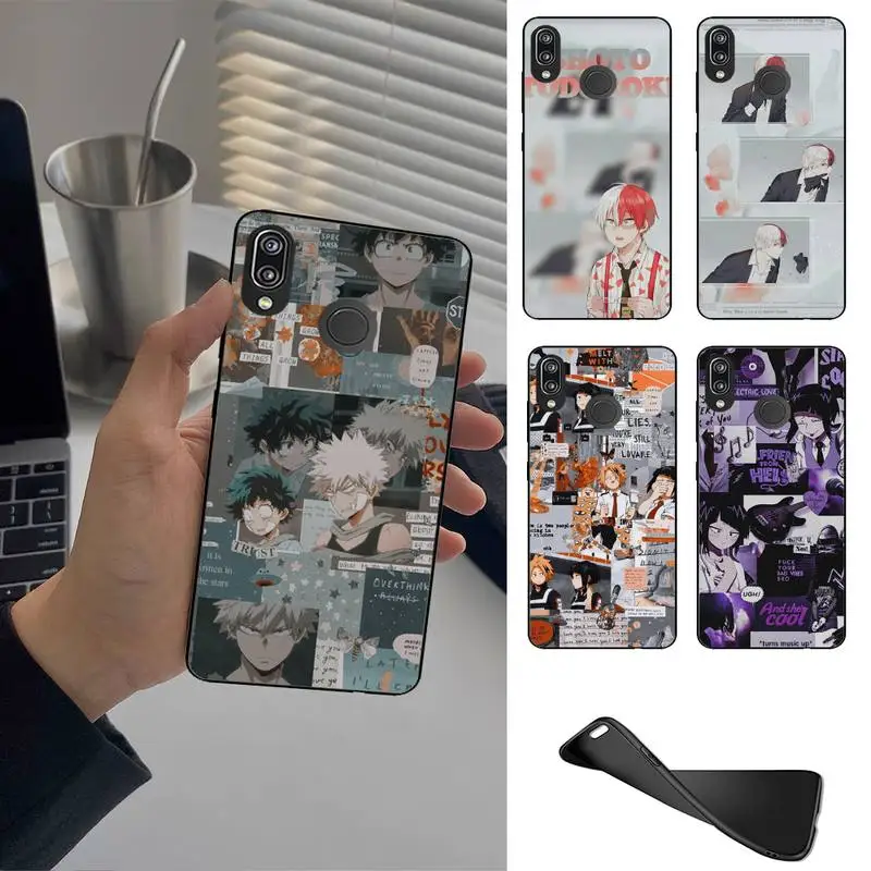 

My Hero Academia Phone Case For HUAWEI P10 P20 P30 P40 Mate 30 40 Lite Pro Fundas Shell Cover