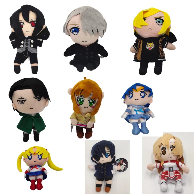 Японские персонажи аниме искусство онлайн атака на титанов черный Батлер Сейлор