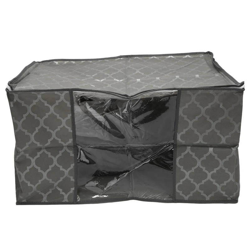 

Storage Bags 100L 3-Pack Large Blanket Clothes Organization And Storage Containers Foldable Organizer For Bedding