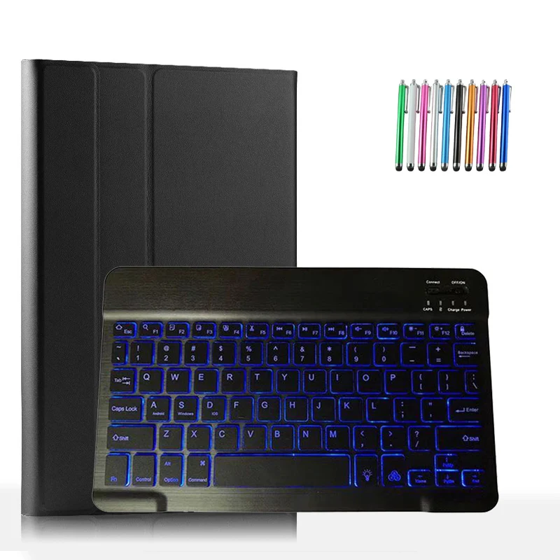 

Чехол со съемной клавиатурой с подсветкой для Samsung Galaxy Tab S6 Lite 10,4 2022, клавиатура P613 P619 P610 P615, умный чехол