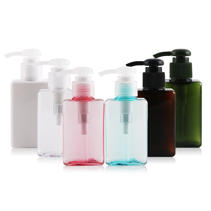 

100ml Portable Foam Bottle Square Empty Bottle Lotion Shampoo Dispenser Refillable Bottle Travel Cosmetics Container Bottle New