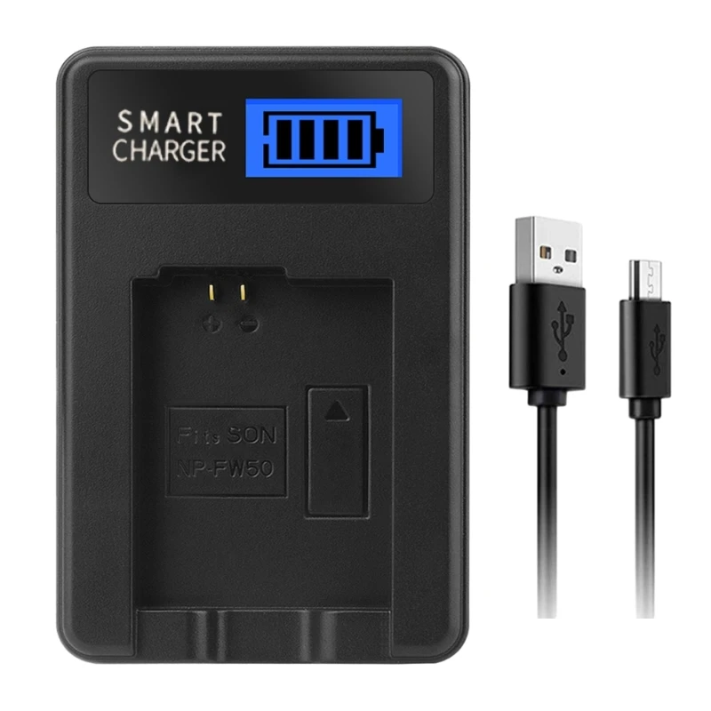 Легкое зарядное устройство NPFW50 для NEX5 NEX5R NEX5N идеальное путешествий