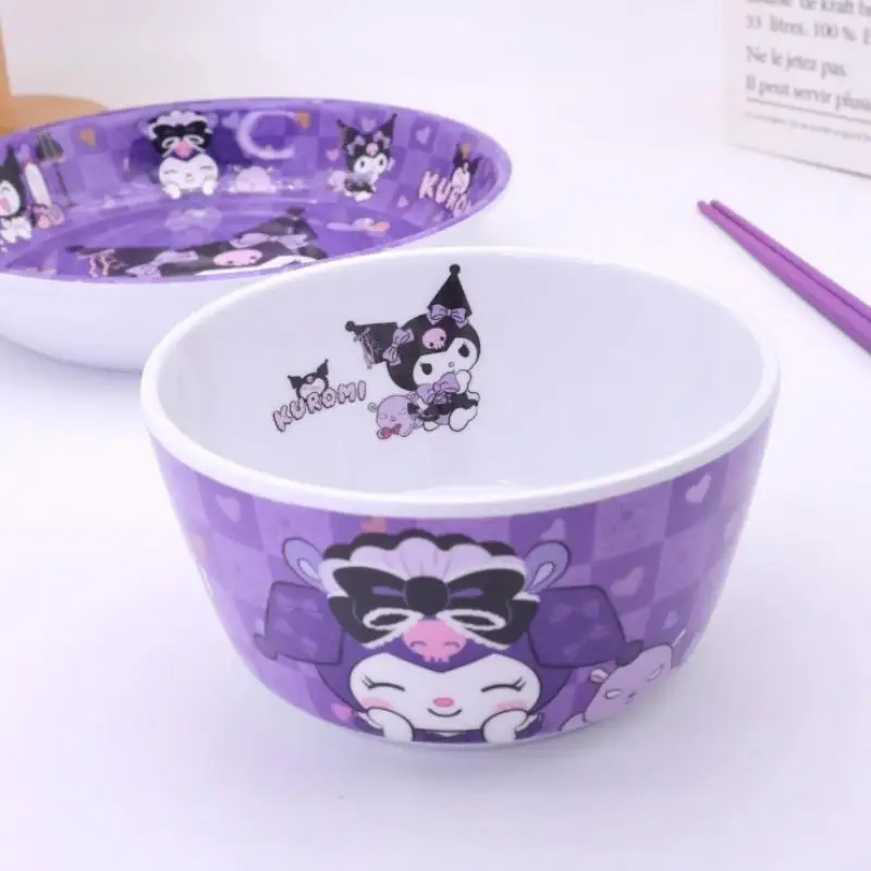 Новинка миска Hello Kitty Sanrios мультяшная чаша Cinnamoroll Kuromi моя мелодия понравило для
