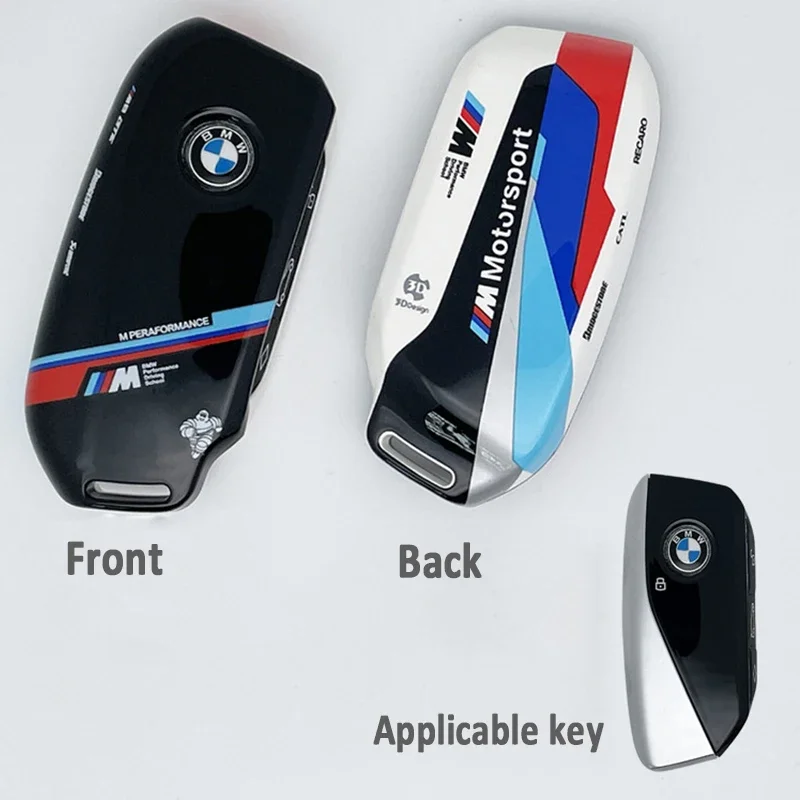 

Новый чехол для автомобильного ключа из алюминиевого сплава, брелок для BMW i7 X7 G07 LCI iX I20 X1 U11 7 серии G70 G09 XM U06 M3, защитная защита без ключа