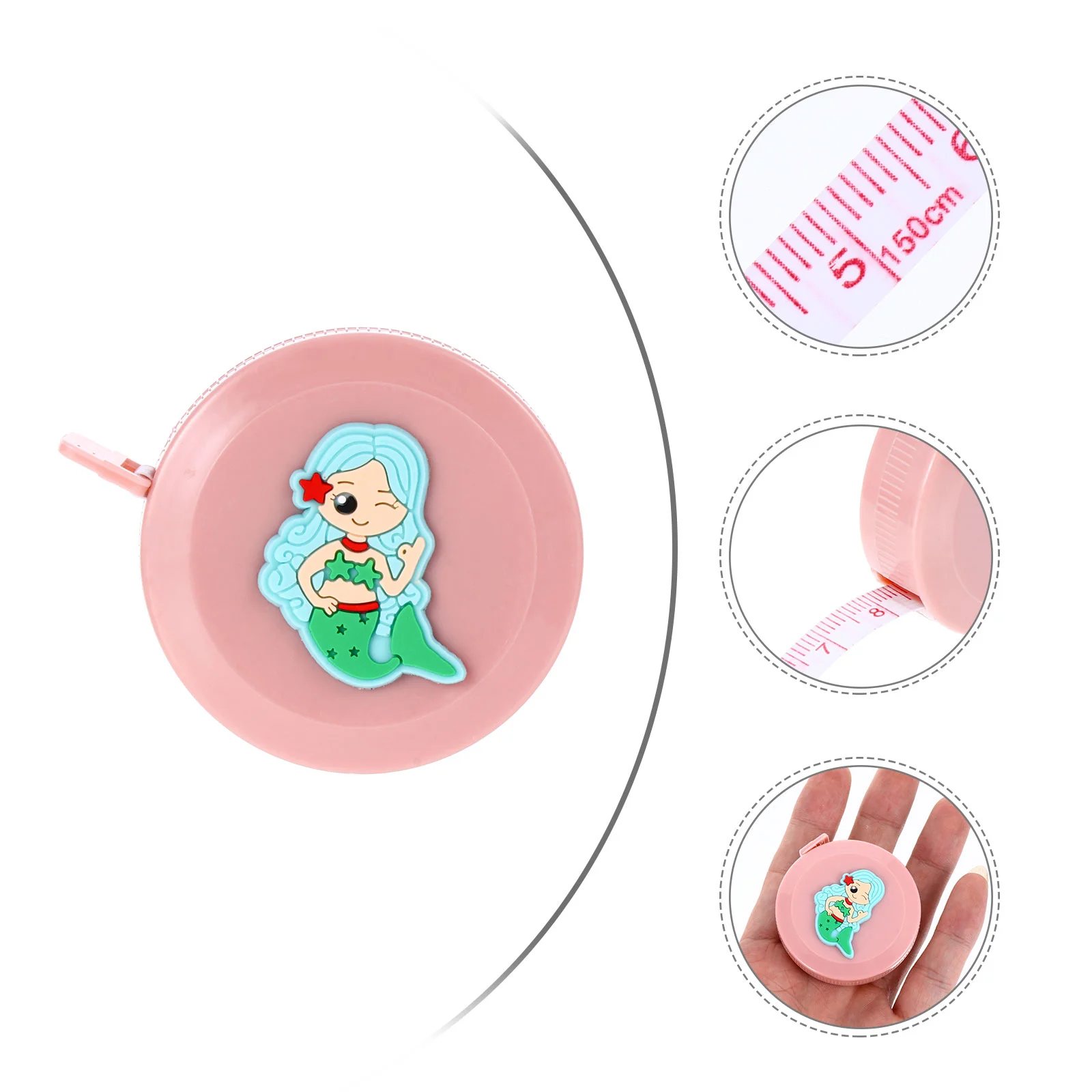 

Tape Measure Double Tool Circumferencestudent Soft Cartoon Pattern Pineapple Sewing Sided Ruler Tools Measuring Shape Animal