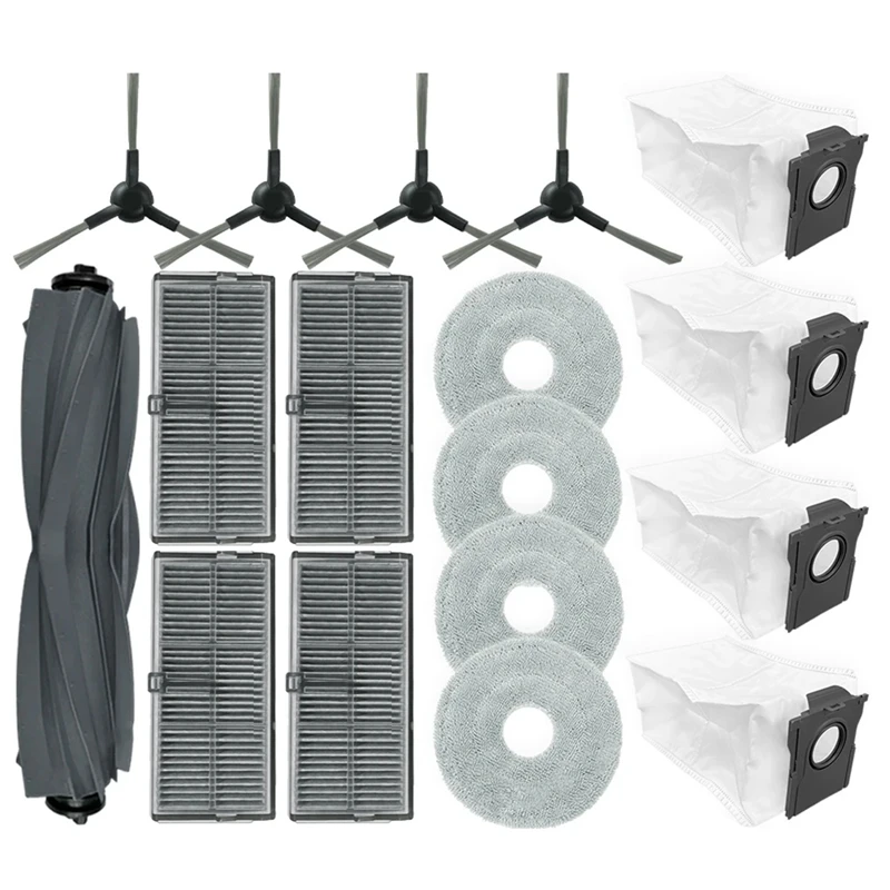 For Dreame L30s Ultra L10s Gen 2 Vacuum Parts Main Roller Side Brush Hepa Filter Mop Cloth Dust Bag