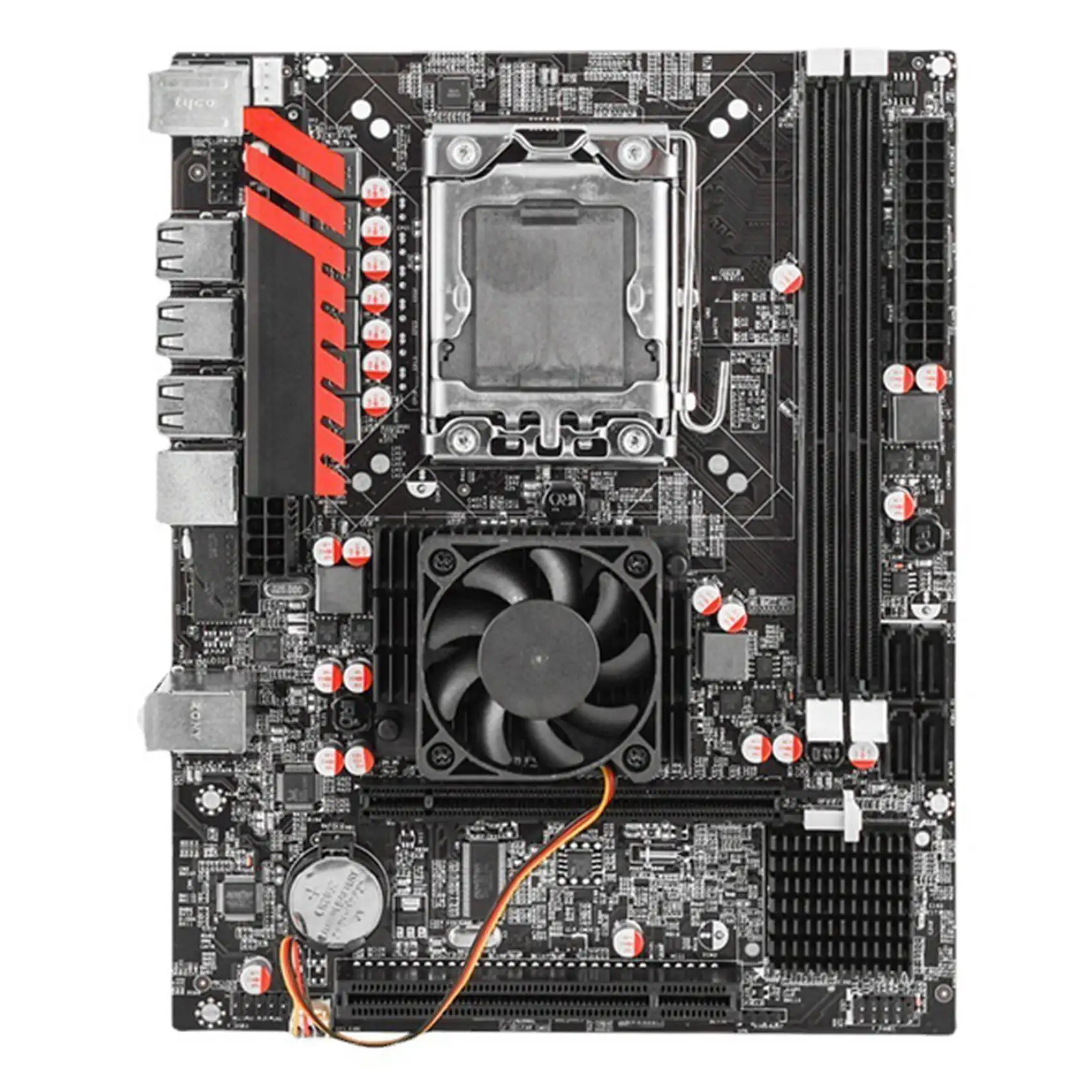 

X58 Desktop Computer Motherboard LGA1366 2XDDR3 Memory Slot PCI-E 16X USB SATA for E5640/X5570/X5650/I7-960 CPU