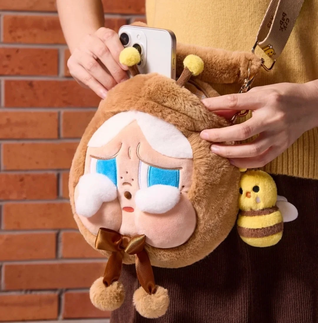 Подлинная серия Crybaby Crying Again милая сумка с большой головой трендовая периферия в