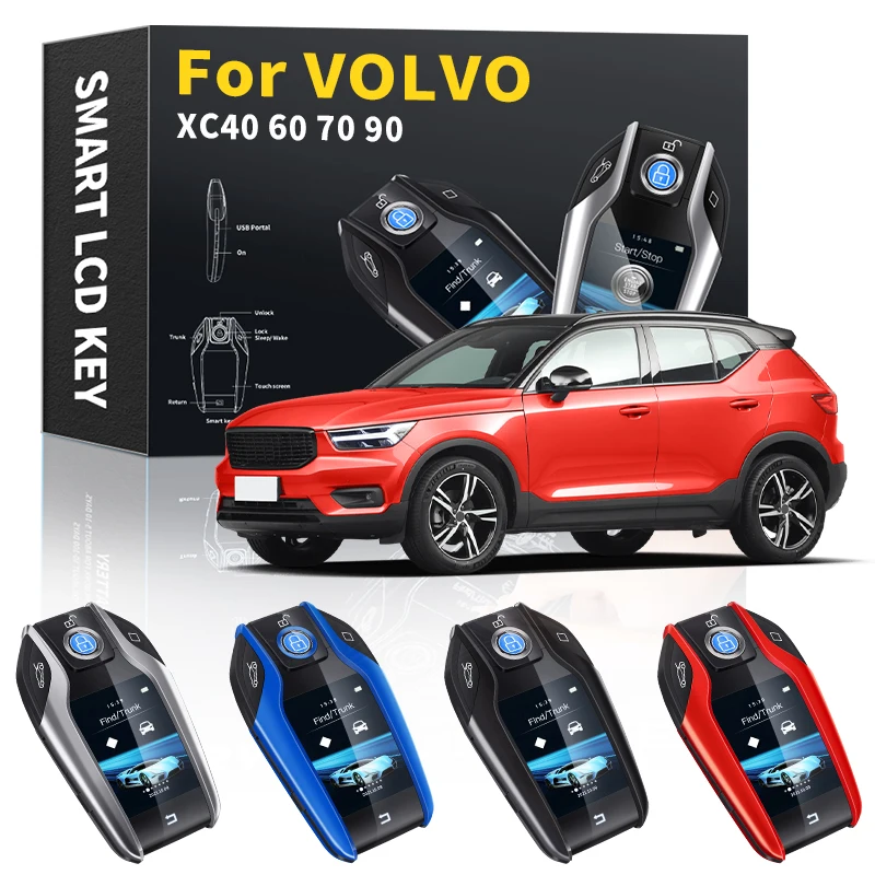 

For VOLVO XC40 60 70 90 2000 2001 2002 2003 2004 2005 2006-2022 Remote Key LCD Display Screen for keyless-go smart key vehicle