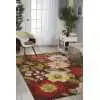 

Floral Chocolate 1'9" x 2'9" Area Rug, (2x3)