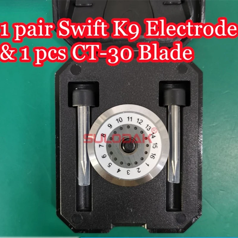 2 in 1 Swift K9 Electrodes with CT-30 Blade for ILSINTECH Swift K11 K10 K9 Fiber  Fusion Splicer Made In China