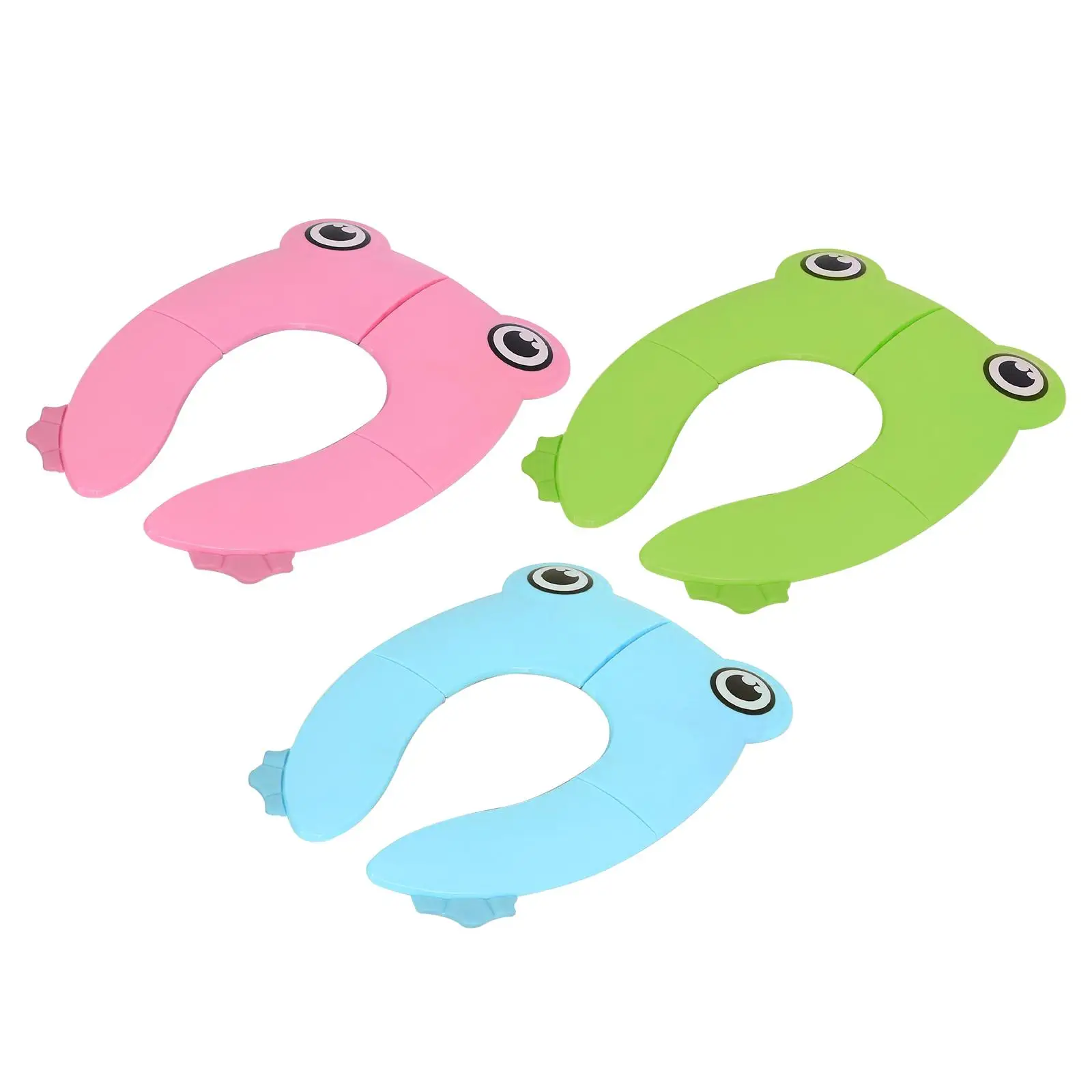 

Portable Toilet Seat Pad Comfortable Folding for Camping Home Use Girls Boys
