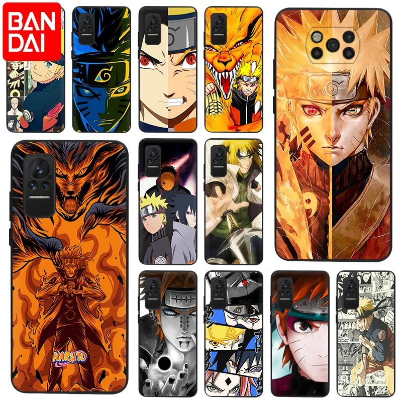 

Uzumaki Naruto аниме чехол для телефона Xiaomi Mi Poco X3 X4 NFC F1 M4 M3 Pro 5G F3 GT 9T 9 8 A2 Lite модные черные мягкие чехлы на заднюю панель