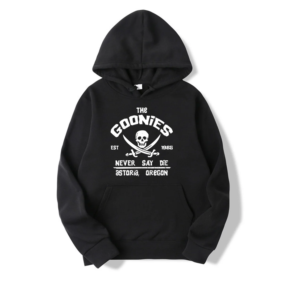 

Dropshipping Oversized Men Women The Goonies Never Say Die Hoodies Graphic Sweatshirts Ladies Y2k Long Sleeves Unisex M-5XL
