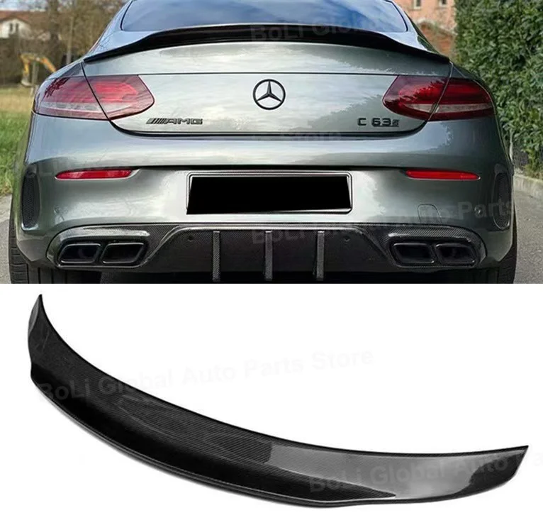 Для Mercedes W205 ABS задний бампер хвостовой спойлер для BENZ C Class W205/A205/C205 2-дверный