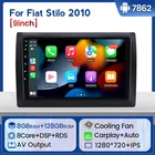 MEKEDE 9 ''Android 11 автомобильный видеоплеер для Fiat Stilo 2010 с GPS 4G LTE IPS беспроводной Carplay охлаждающий вентилятор 8G + 128G HD 1280*720