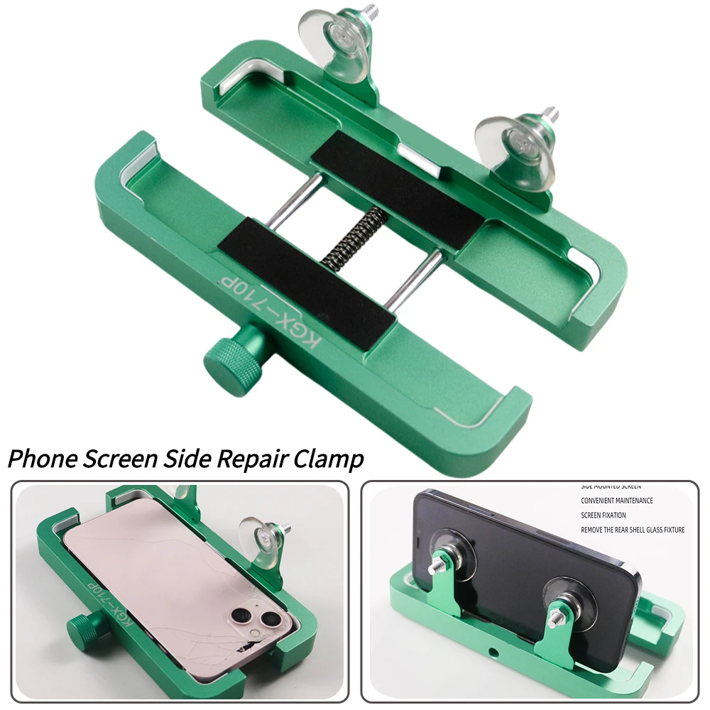 

Mobile Phone LCD Screen Repair Holder Clamp For iPhone X/12/13/14 Pro Max Back Cover Glass Disassemble Universal Side Fixture
