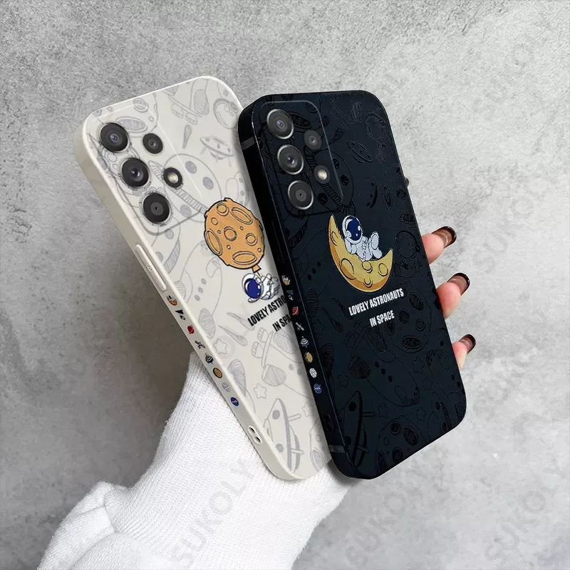 

Silicone Soft Case For A53 A52 A51 A32 A72 A71 A23 A13 A12 A21S S10 S20 S21 S22 Plus Ultra S20 FE With Lanyard Cover