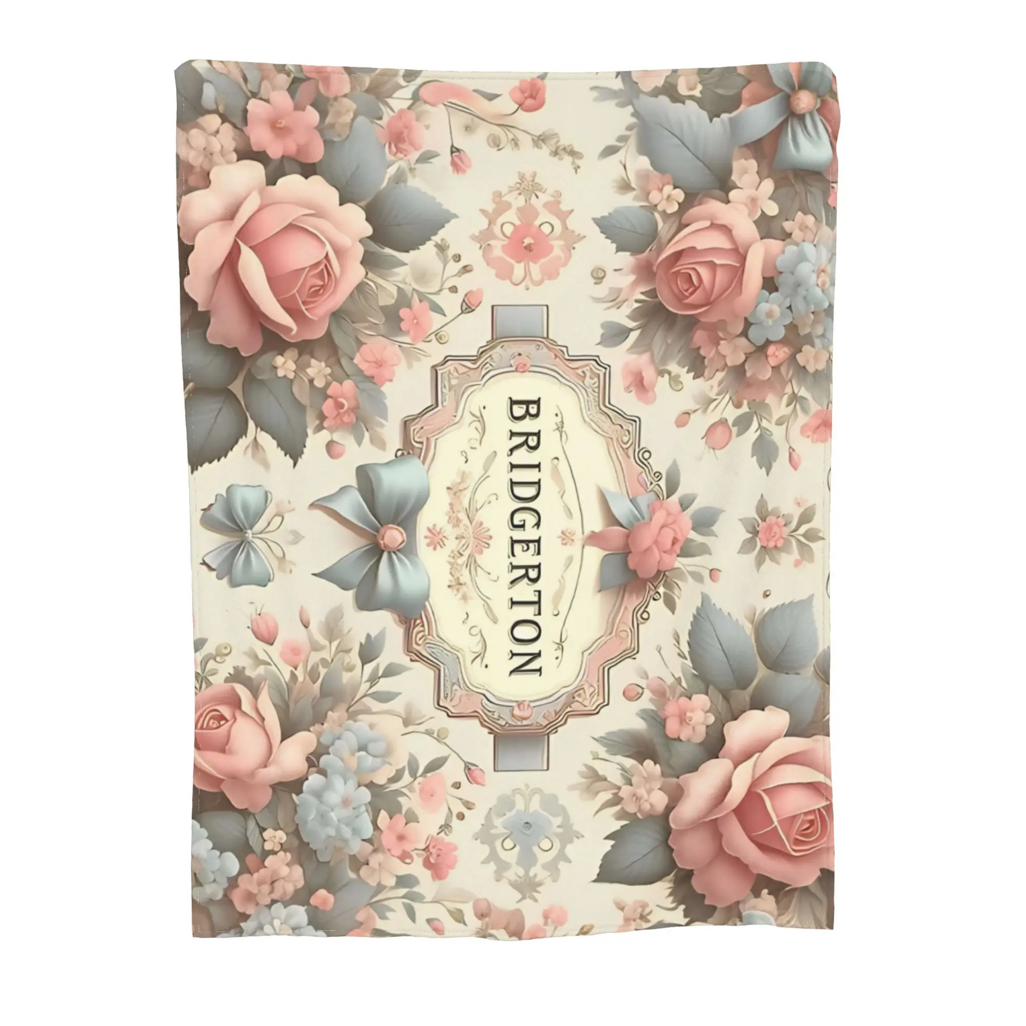 Одеяло Причудливый мир Бриджертона флисовое текстильное декоративное дышащее