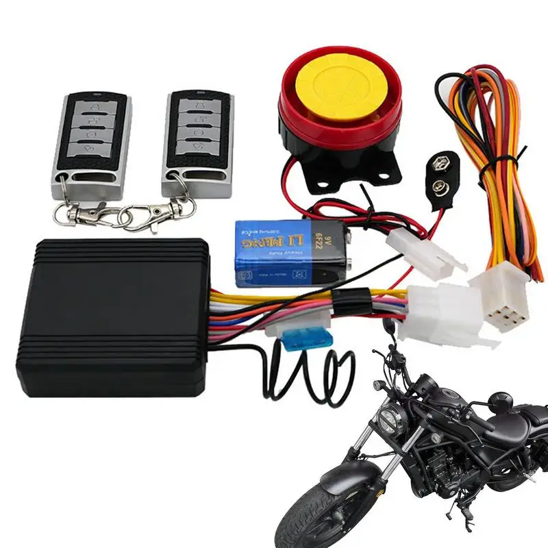 

Motorcycle Bike Anti-theft Security Alarm System 12V Remote Control Waterproof Motorbike Burglar Alarm Bike Motorcycle Speaker