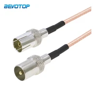 rg179 pigtail tv antenna cable tv male plug to tv female jack 75 ohm rf coax jumper tv aerial satellite rf coaxial cable