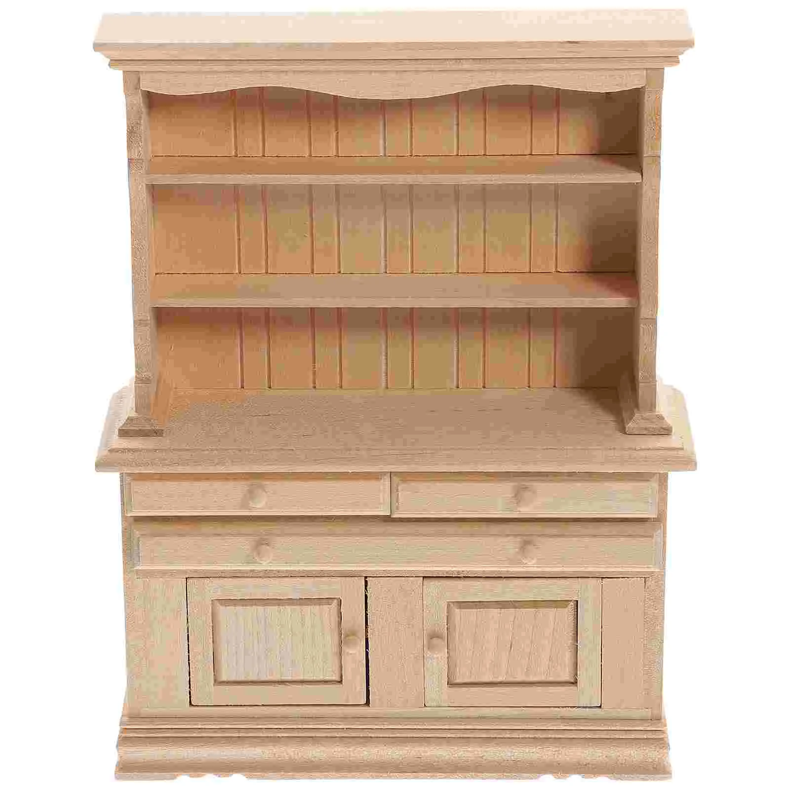 

Dollhouse Locker Decorative Mini Wardrobe Furniture Accessories Models Miniature Bookcase Miniatures Wooden Cabinet