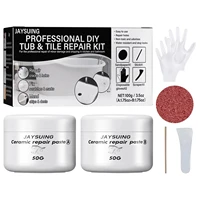 50g 50g tub repair kit bathtub refinishing kit for cracked bathtub scratches odorless paint shower porcelain repair kit