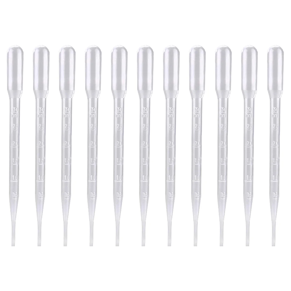 

Calibration Dropper Disposable Droppers Pipettes Graduated Tube Essential Oils Transfer Plastic 3ml