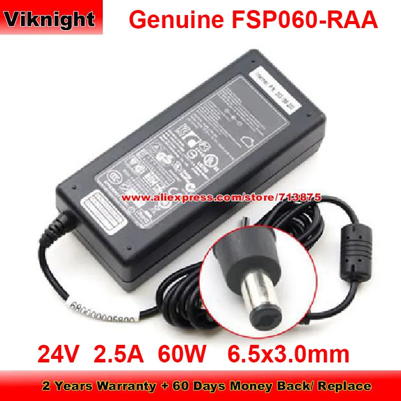 

Genuine FSP060-RAA AC Adapter 24V 2.5A 60W Charger for Intermec PC43D Printer with 6.5x3.0mm Tip Power Supply