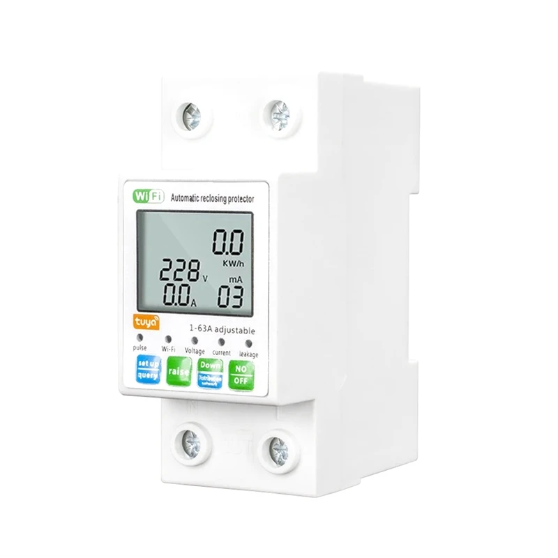 Умный прочный измеритель мощности Tuya устройство для автоматической перемотки