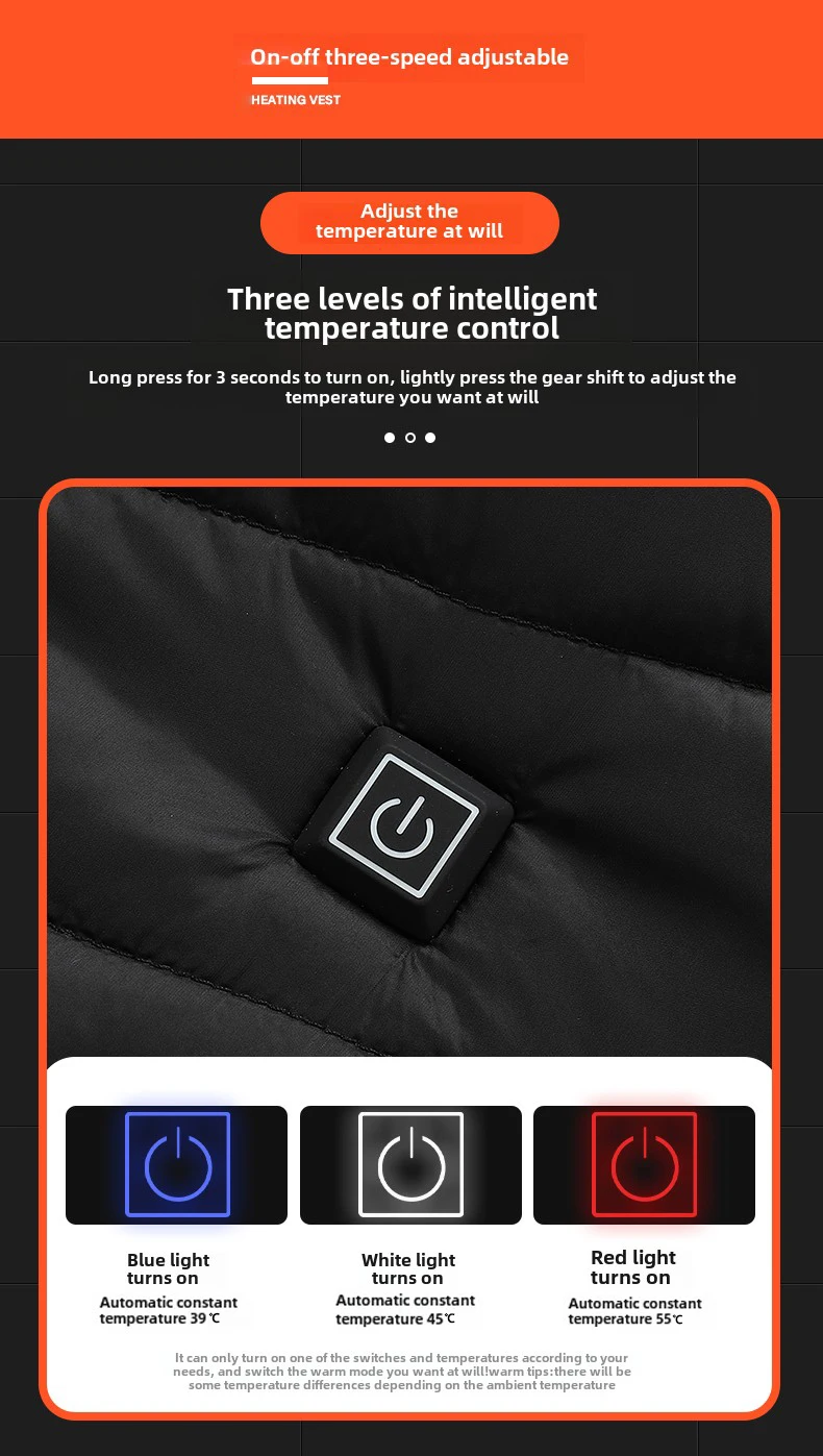 Куртка с подогревом в упаковке 5 В мужские куртки Veste Chauffante идеально подходят для