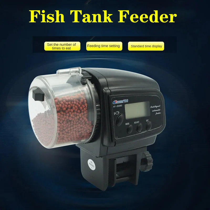 

Fish Tank Feeder Intelligent Timing Automatic Feeder Aquarium Feed Feeder Large-Capacity Fish Aquarium Feeder