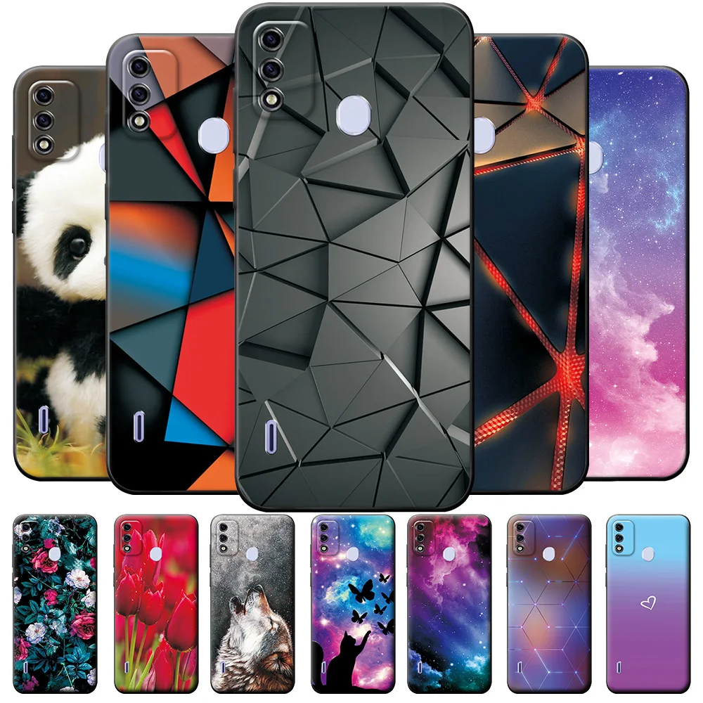 Противоударный чехол для ITEL A48 S16 A27, чехол для телефона Itel Vision 1 Pro, чехол для Ite A48, милый мультяшный