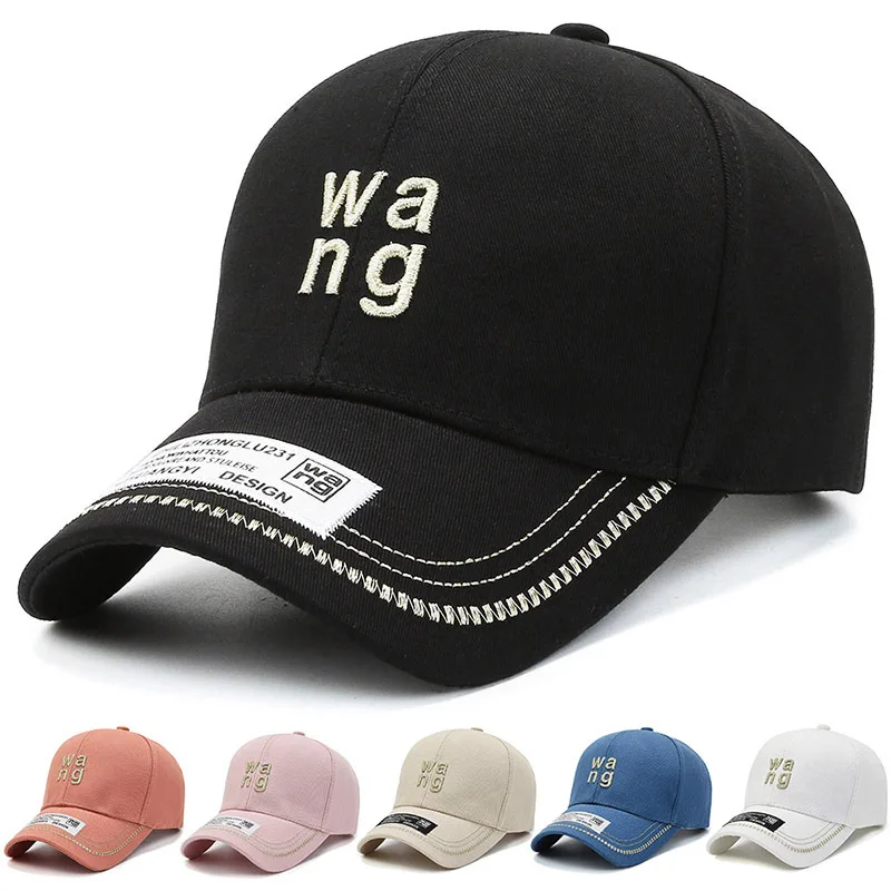 

2022 Spring Autumn Men Letter Embroidery Baseball Cap Summer Snapback Golf Peaked Hat For Male Sports Breathable Kpop Unisex C25