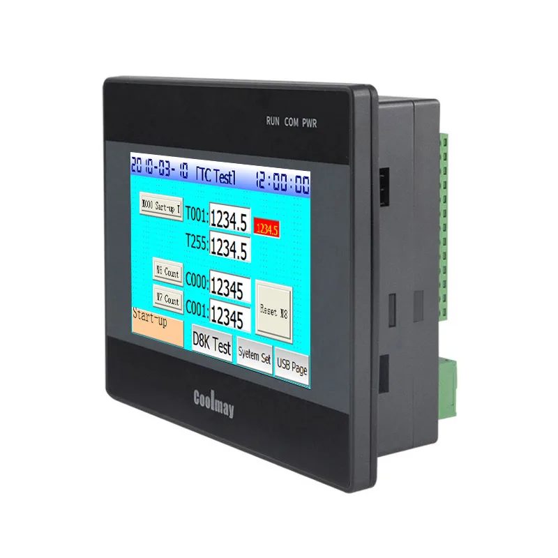 Coolmay 4 3-дюймовый HMI/PLC все в одном программируемый логический контроллер