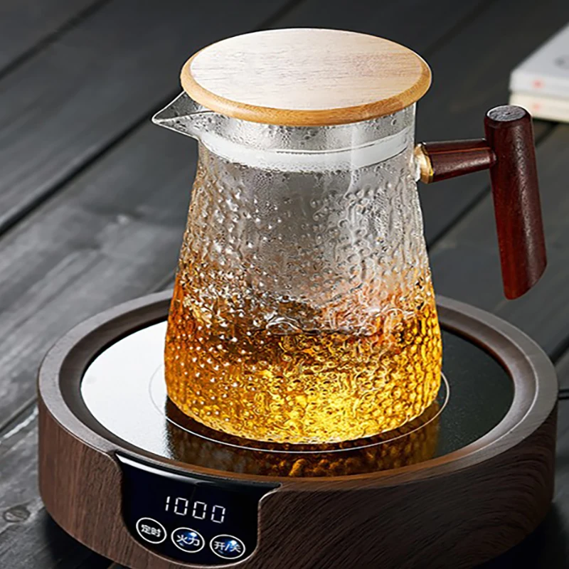 

Chinese Tea Set Glass Tea Pot Tea Ceremony Warmer Heat Resistant Glass Tea Pot Kung Fu Hot Water Tea Accessories Teaware