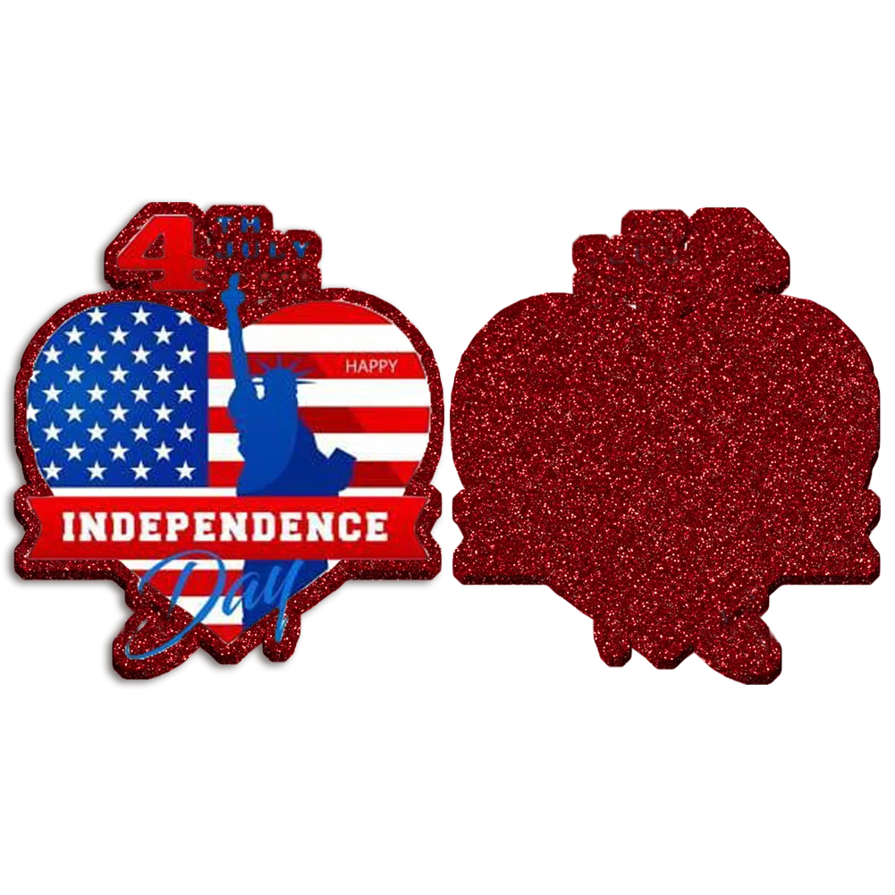 Набор из 9 штук: блестящие акриловые кабошоны с плоским основанием на тему Дня независимости США (4 июля) для DIY-проектов, чехлов для телефонов, бантов для волос, поделок, скрапбукинга (art.: 3920da3a7dd2c) - 3920da3a7dd2c