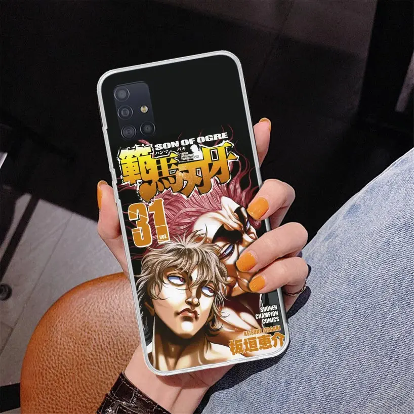 Оригинальный чехол для телефона Baki the Grappler в стиле аниме Samsung Galaxy A51 A41 A31 A21S A11 A71 A50