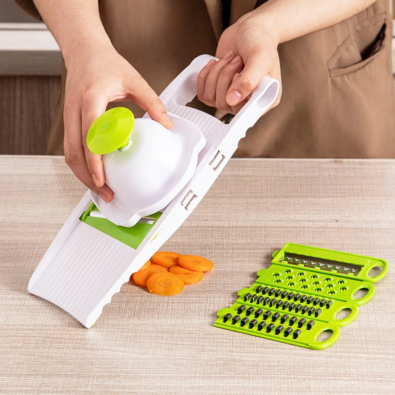 Олинейная нарезка Mand овощерезка из нержавеющей стали с 5 лезвиями и защитой рук