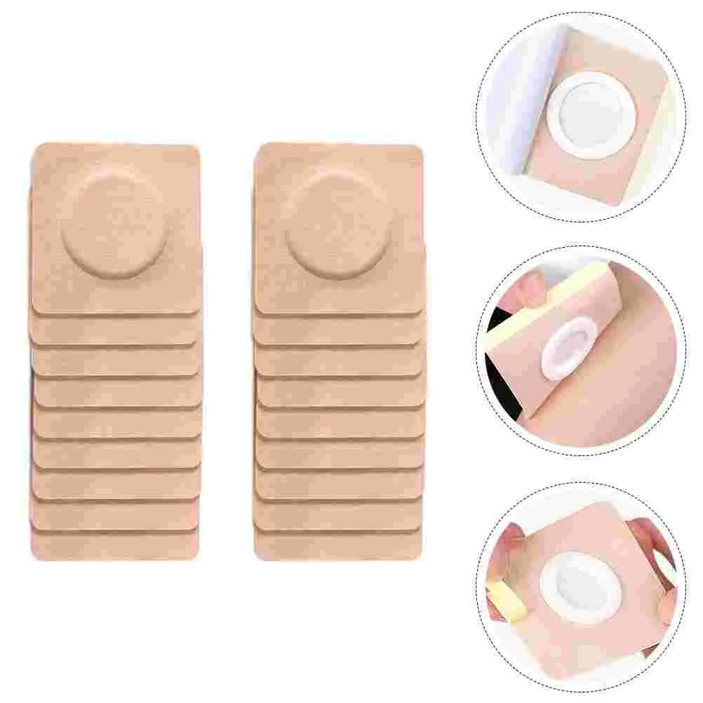 

20 Pcs Cervical Acupoint Stickers Self-adhesive Feet Corn Patches Bunion Protector Toe Pads Floor Mat Remover Foot Decals