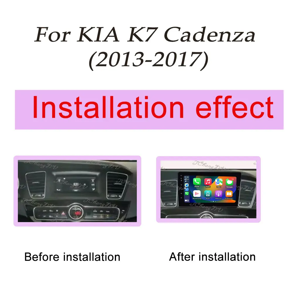 Фото Android 15 для KIA K7 Cadenza 2013-2017 Беспроводной Carplay Автомобильный радиоприемник Мультимедийный плеер GPS-навигация DSP Стерео Авторадио WIFI №2