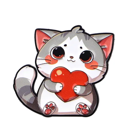 Броши с котами