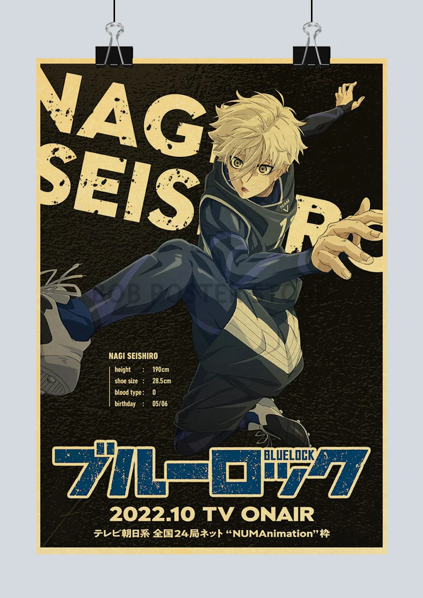 

Мультяшный футбольный плакат с аниме принтами Lanxihaibao