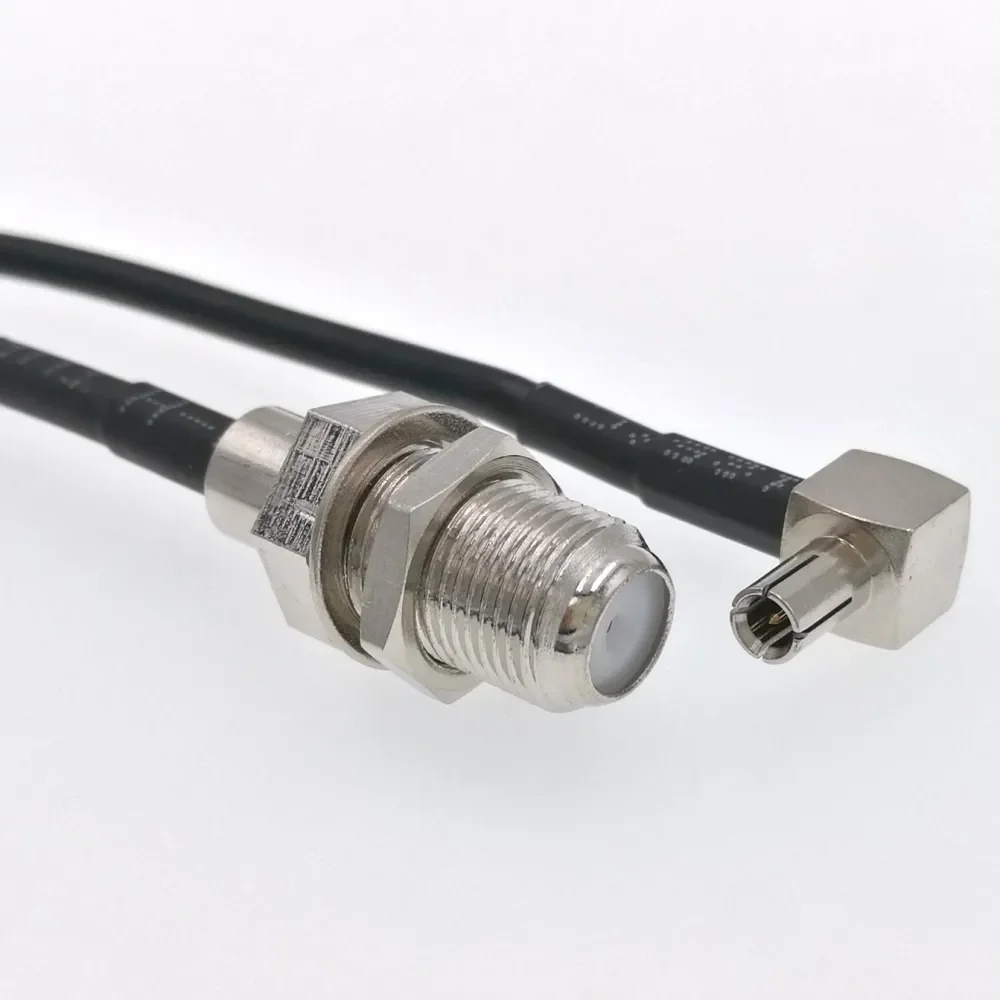 

NEW 10pcs TS9 Male To F Female Nut Bulkhead RG174 Cable For 3G 4G Modem Antenna 18CM