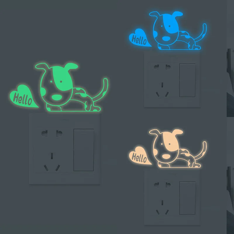 

Домашний декор, наклейка, панель переключателя, кнопка, наклейка «сделай сам», светящаяся световая полоса, ночник, наклейка