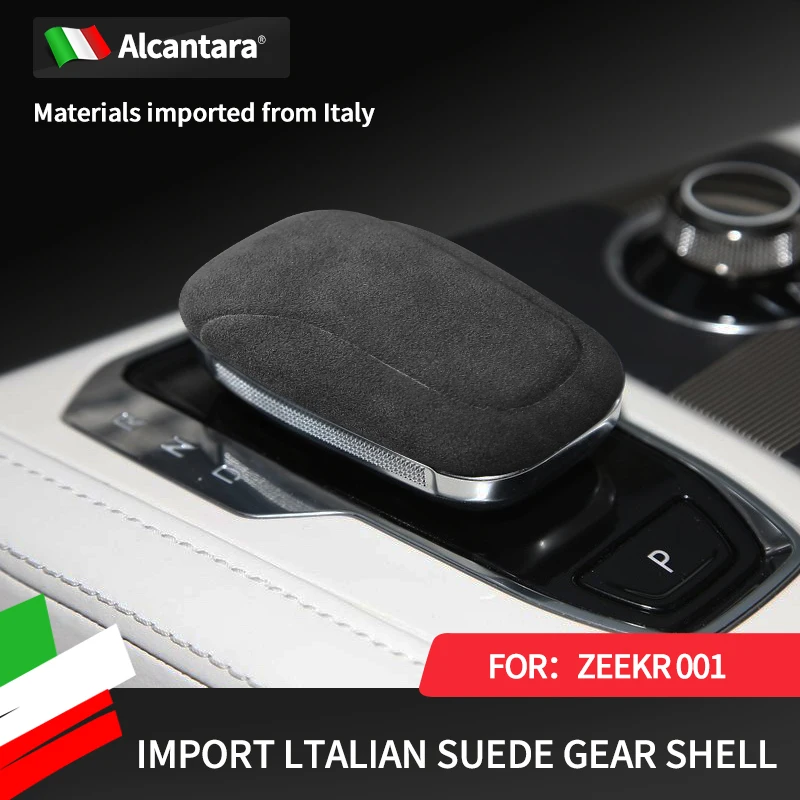 

Alcantara Suede Car Leather Gear Shift Knob Cover Decorative Sticker For for zeeker 009 001 Accessory