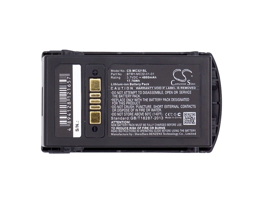 

Cameron Sino 4800mA Battery for Zebra MC3200,MC32N0,MC32N0-S,MC3300 BTRY-MC32-01-01,BTRY-MC32-52MA-01